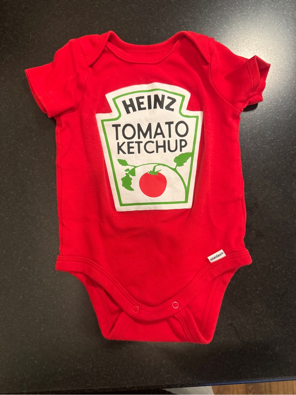Gerber Red Heinz Tomato Ketchup Baby Bodysuit